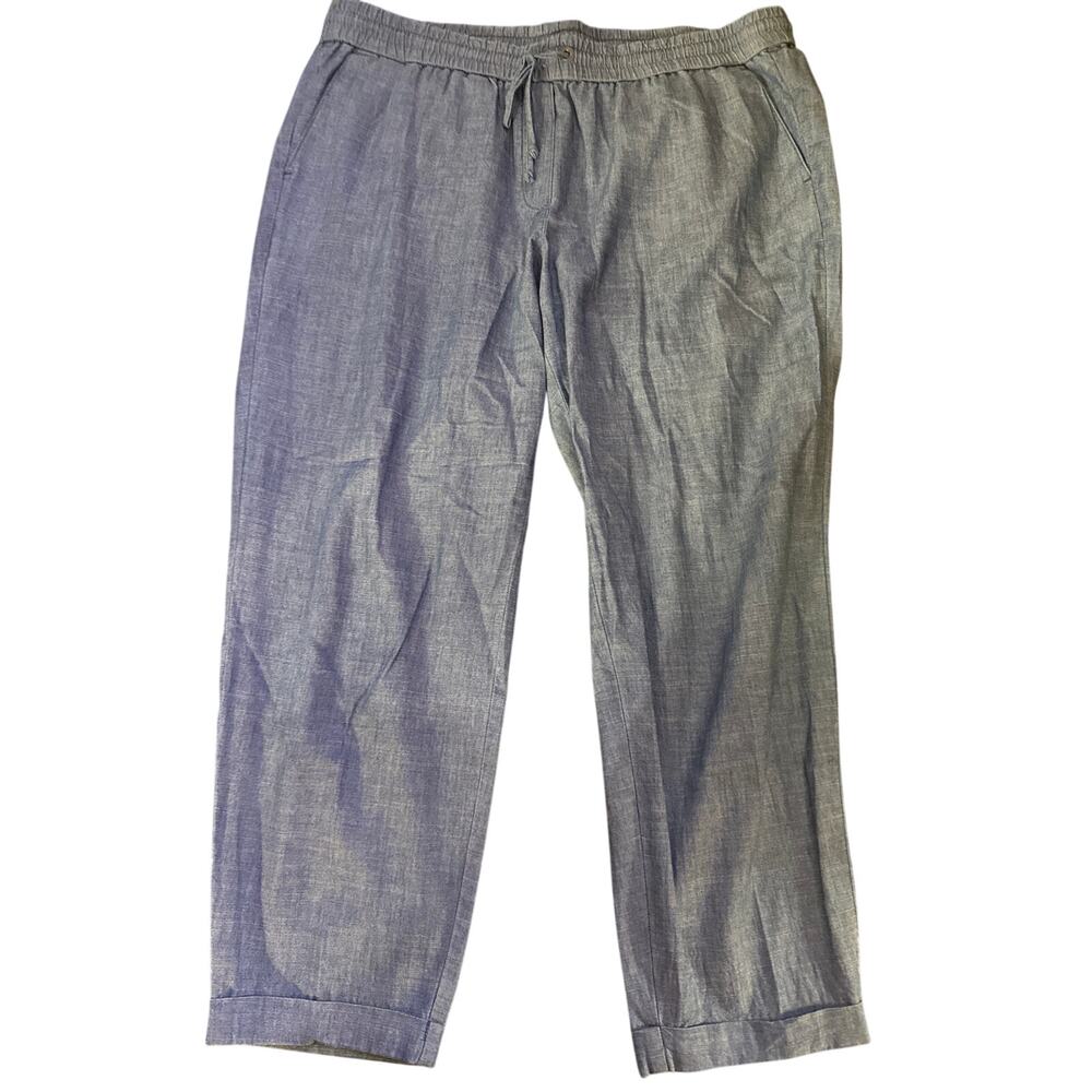 J.CREW blue cotton pants - size 14